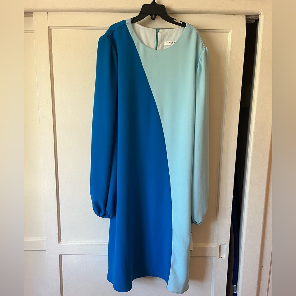 Trina Turk Blue Sheath Dress